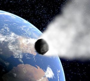 Impact potentiel de la météorite